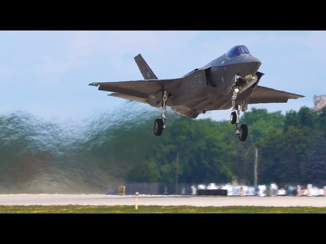 USAF F-35 Unrestricted Climb Takeoff at Oshkosh | EAA Airventure Oshkosh 2026