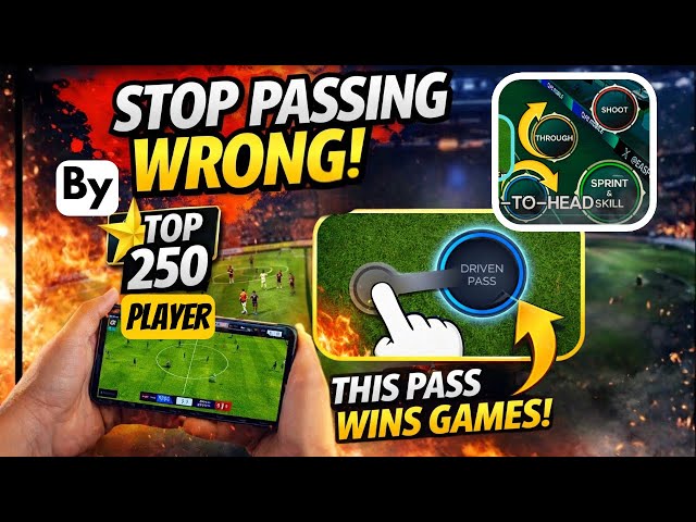 Rare FC Mobile Passing Tutorial: Pro Tips, Mistakes & How to Fix Them (Top 250 H2H ranked Player)