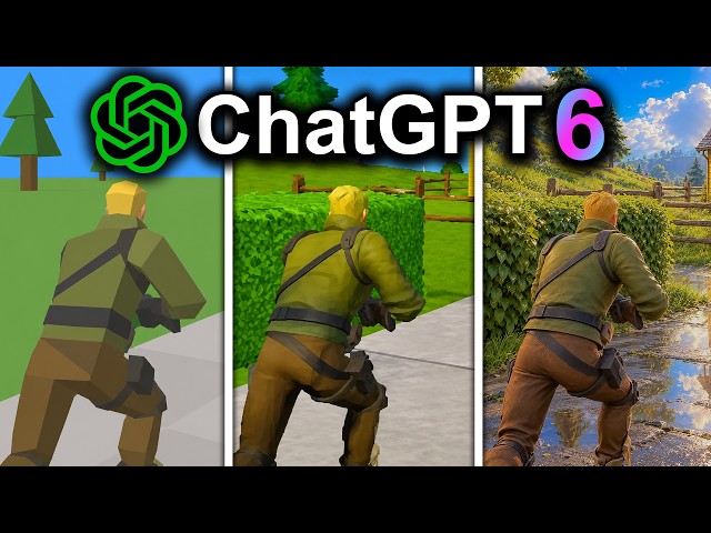 ChatGPT creates FORTNITE in 1min, 1h and 10h
