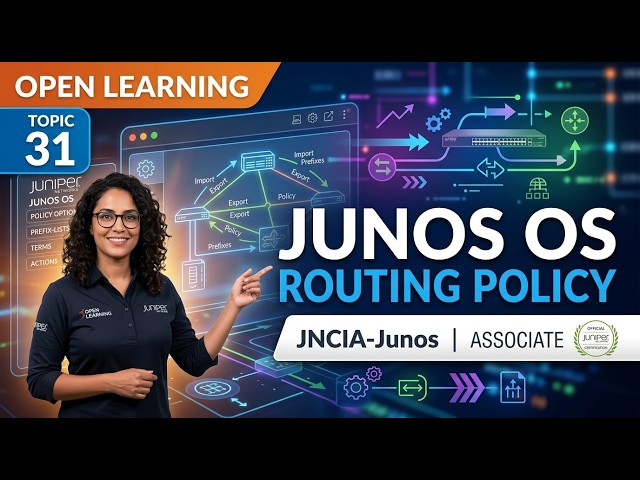 Open Learning- Junos, Associate (JNCIA-Junos)- 31. Junos OS Routing Policy