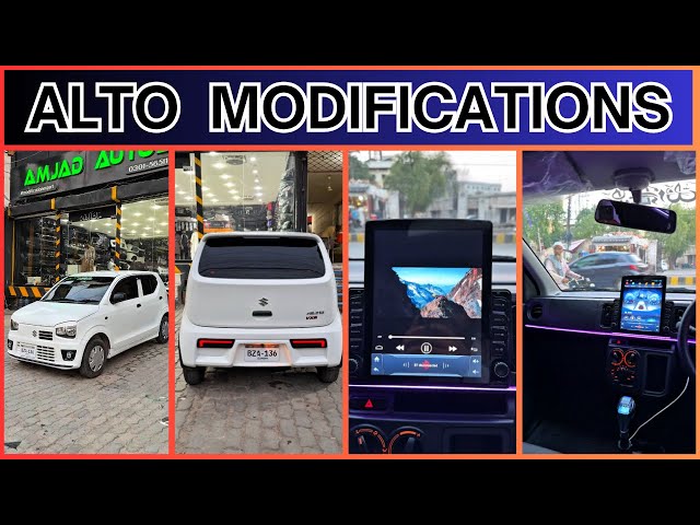 Suzuki Alto Modifications | Alto Modified | Car Modification Accessories
