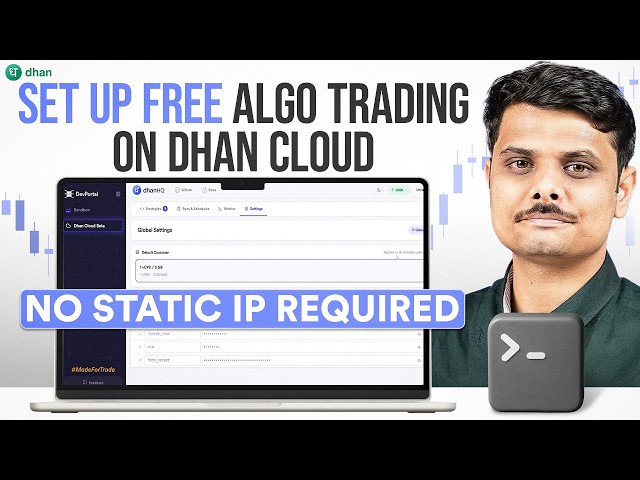How to Set Up Free Algo Trading on Dhan Cloud (No Static IP Required!)