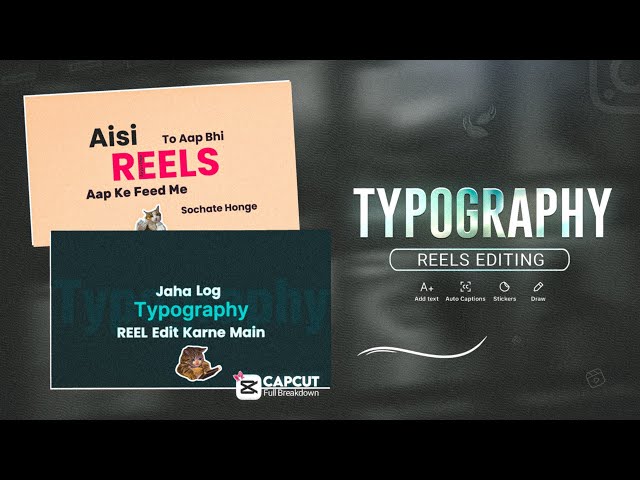 How To Edit TYPOGRAPHY Reels in Capcut |😱 Ai VOICE Typography Video Editing | Full Breakdown