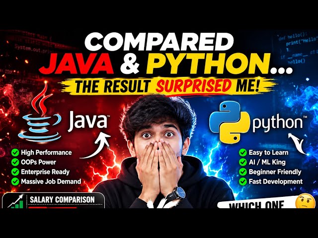     Compared Java & Python… The Result Surprised Me! #javavspython