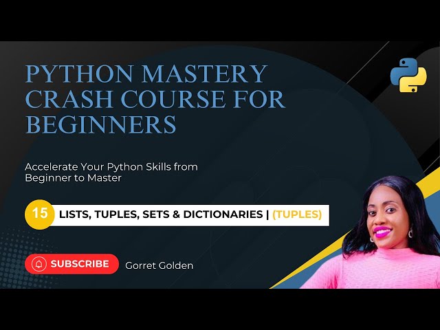 Python Mastery Crash Course |  Master Tuples in Minutes  #LearnPython #PythonForBeginners