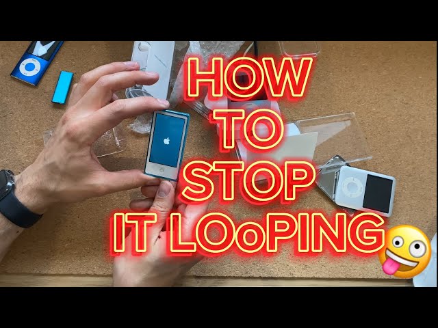 How to stop an iPod from boot looping