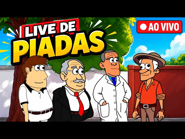 🎉 “Piadas Animadas ao Vivo 😂 | As Melhores Piadas Engraçadas para Rir Sem Parar”