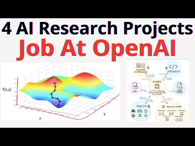 4 AI Research Projects To Get Job At OpenAI