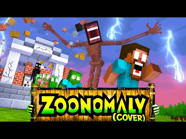 SIREN HEAD Minecraft GIANT: APOCALYPSE ESCAPE | Zoonomaly Theme Cover