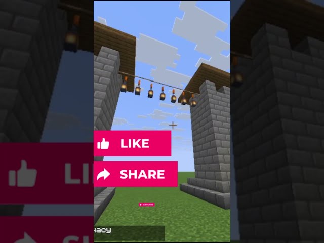 The lantern idea (tutorial)  #buildings #minecraft #minecraftbuilding #mctutorial #minecrafttutorial