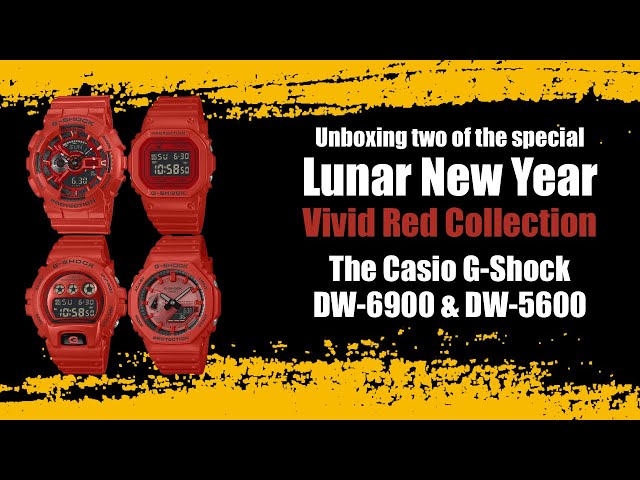 Taking a look at the special Casio G-Shock Vivid Red RRB Collection for Lunar New Year 2026