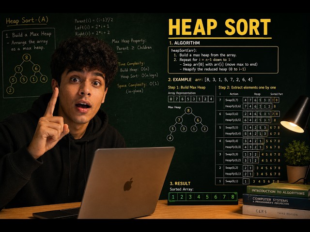 Heap Sort Explained Visually (Step-by-Step)