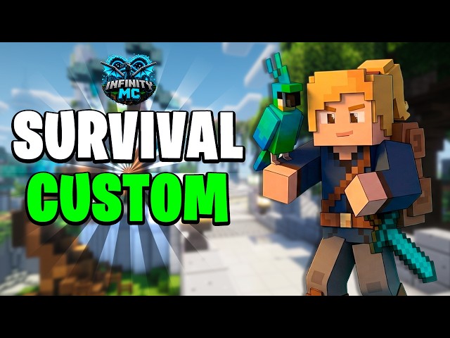 NEW Custom Survival Server for Java and Bedrock | Minecraft 1.21.11