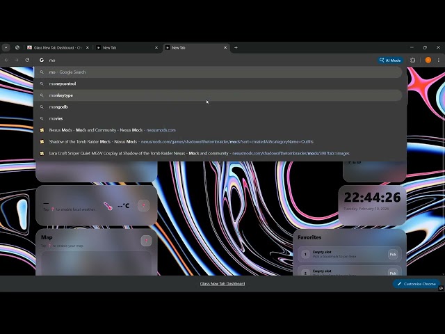 Glass New Tab Dashboard – Make Your Chrome Look INSANE 🔥 Full Tutorial