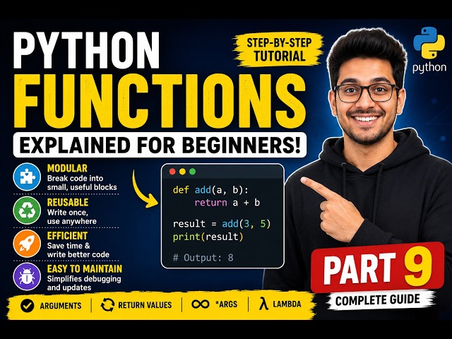 Learn Python Functions in 4 Minutes
