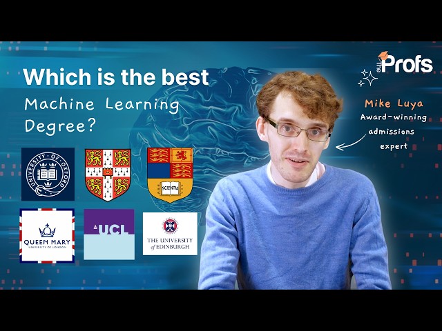 WHICH IS THE BEST MACHINE LEARNING DEGREE?