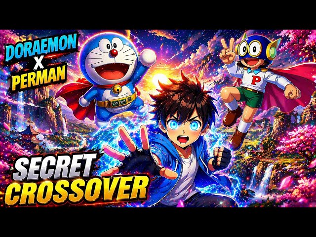 DoraemonXPerman🤯 |Legend Retold Series Ep.1 PART -1🔥|Secret Crossover 🤫 |DoraeEdit Studio 