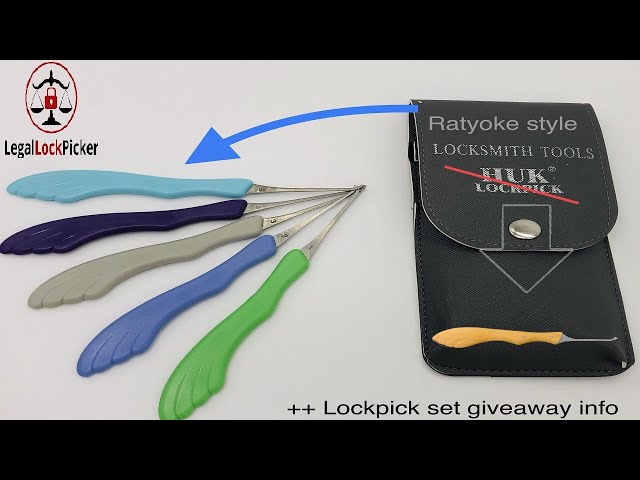 Mystery Lockpick set + Tag5 Industry giveaway!