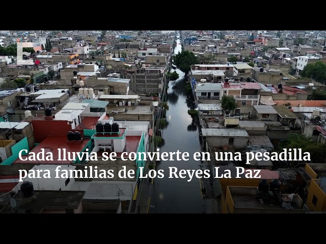 Rains once again leave streets flooded in Los Reyes La Paz