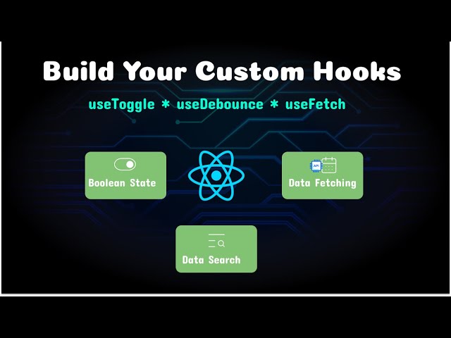 Build Powerful Custom React Hooks 🚀 | useToggle, useDebounce & useFetch Explained