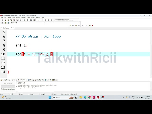 12 — For Loop Default Value