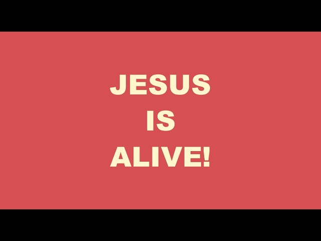 Forrest Frank - JESUS IS ALIVE (Official Lyric Video)