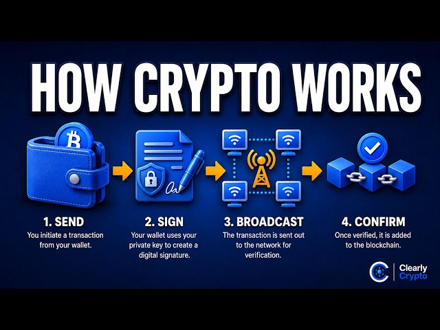 How Cryptocurrency Works — Wallets, Keys, And Transactions Explained