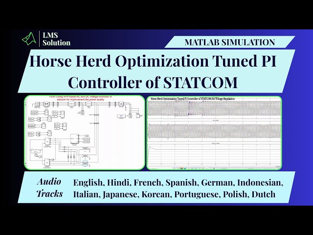 MATLAB Simulation of Horse Herd Optimization Tuned PI Controller of STATCOM for Voltage Regulation