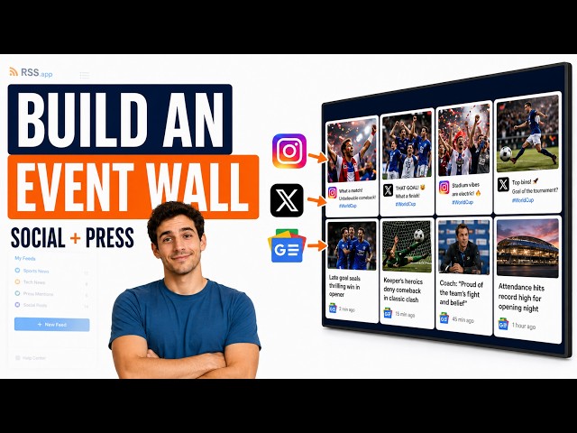 Build a Social Media Wall for Your Event in 10 Minutes