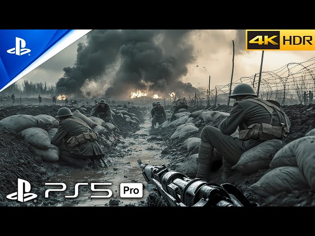 (PS5 PRO) WWII - OPERATION OVERLORD 1944 | IMMERSIVE Realistic ULTRA Graphics Gameplay [4K 60FPSHDR]