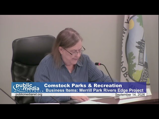 Comstock Township - Parks and Recreation - September 14, 2026 Meeting