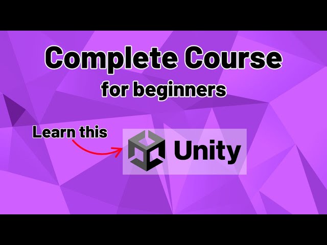Complete UNITY Course for Beginners