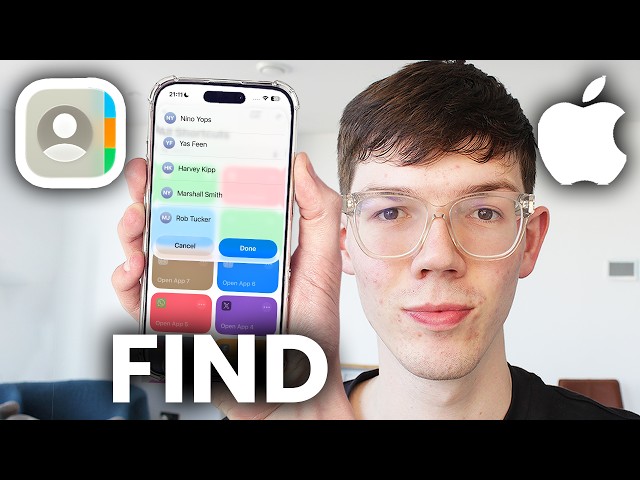 How To Find Recently Added Contacts On iPhone - Tutorial