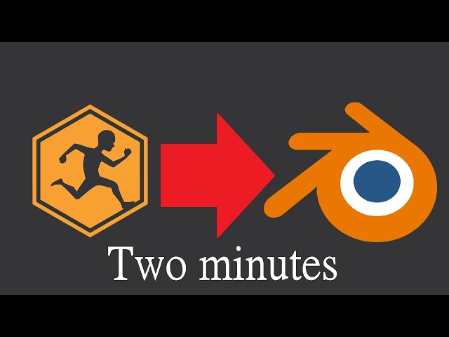 How to give your Blender character animations for free under 2 minutes (Mixamo to Blender Tutorial)