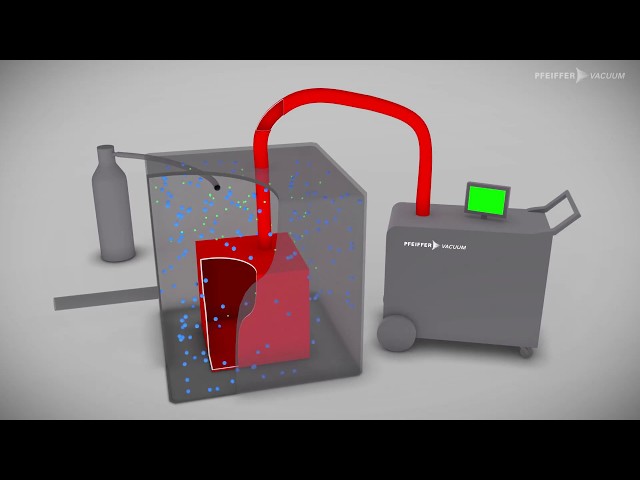 Leak detection methods - part 1: Integral test of parts under vacuum in helium