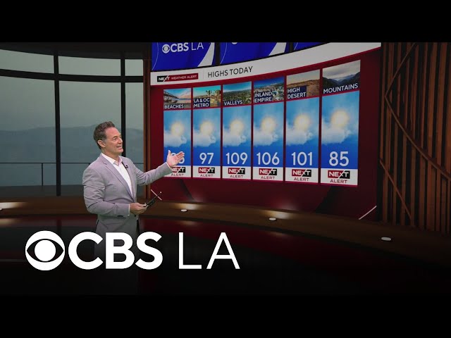 Heat and humidity continue battering Southern California