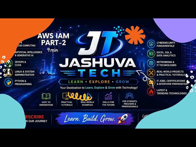 Welcome to Jashuva Tech 🚀 | Learn AWS, Cloud, DevOps & Technology in Telugu