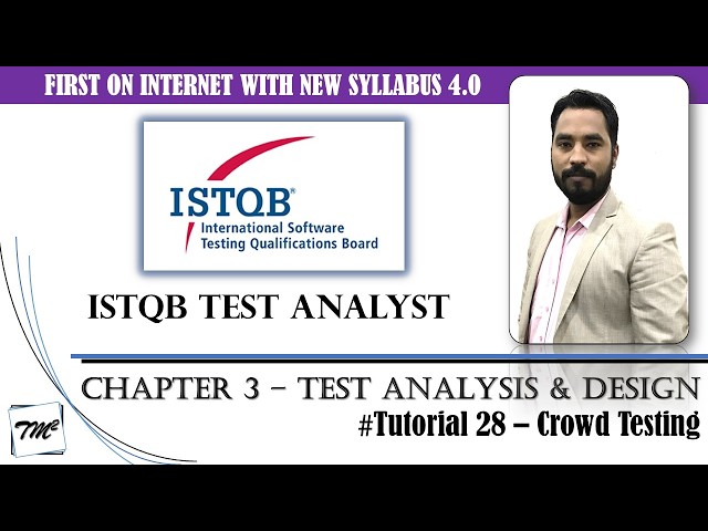 ISTQB Test Analyst v4.0 | Tutorial 28 | Crowd Testing | Test Technique #tmsquare #istqb