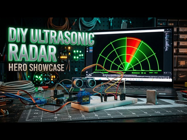 How to Make an Ultrasonic Radar Scanner (Arduino + Pygame GUI)