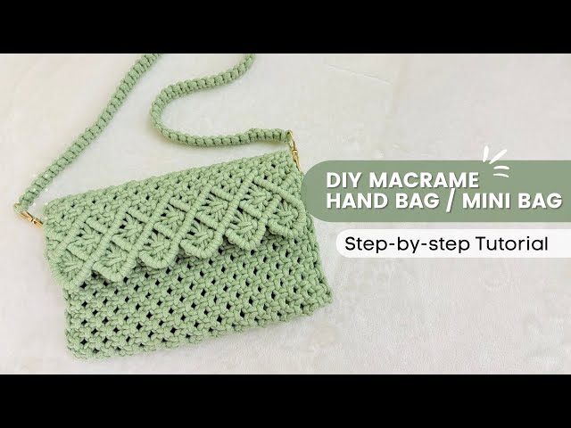 DIY Macrame Handbag | Mini Bag Easy Tutorial