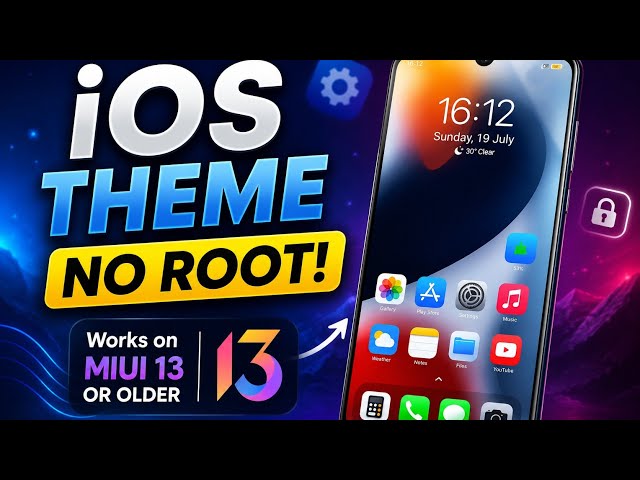 How to Install iOS Theme on MIUI 13 & Older (No Root)