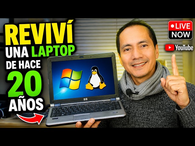 😱 Laptop Dañada de 20 años VUELVE A LA VIDA | @GadgetsFacil
