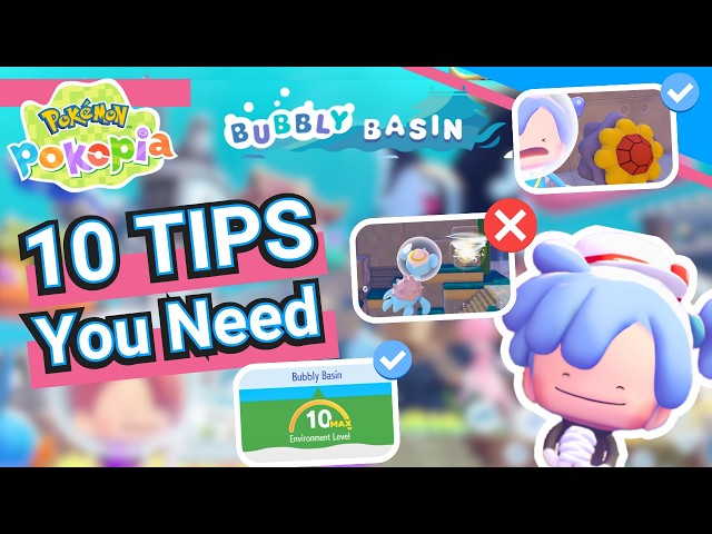 10 Bubbly Basin Beginner Tips & Tricks You NEED to Know || Pokopia