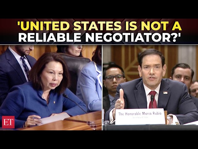 'WHEN DO I GET TO TALK?': Rubio erupts at Sen Duckworth during fiery foreign policy clash