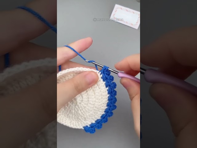 Video tutorial for crocheting a wheat stitch border 🌾