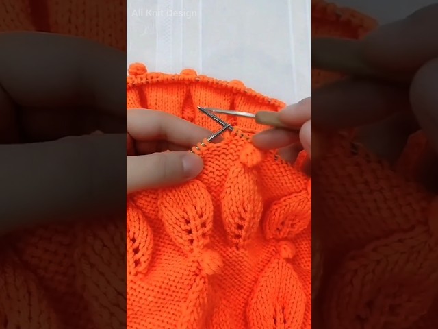 Stylish Sweater Design Knitting Stitches ♥️#knitting