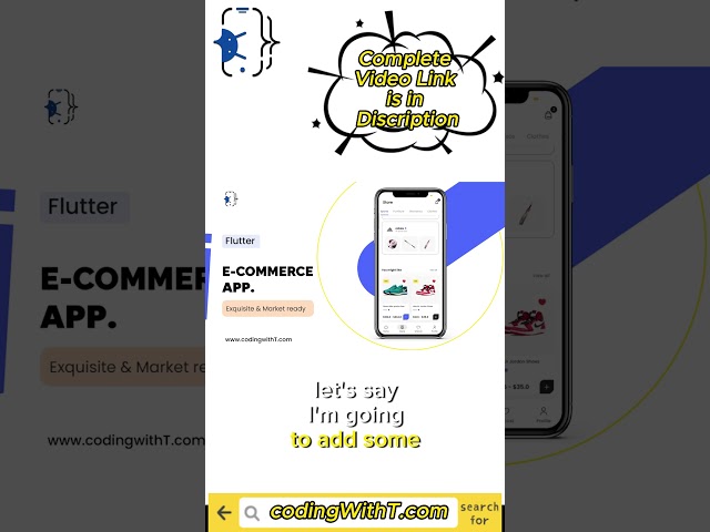 Bottom Navigation Bar in Flutter | Material 3 | Flutter eCommerce App 2024