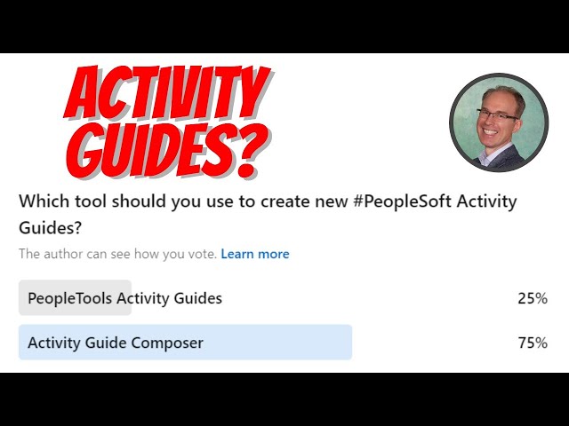 Which Tool? Activity Guide Composer or Activity Guides?