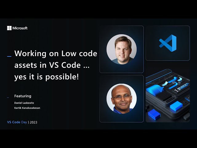 Working on Low code assets in VS Code ... yes it is possible!