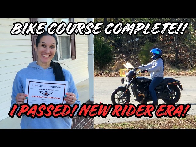 I PASSED My MSF Course!! | My beginner Rider Journey Begins!